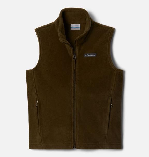 Columbia Steens Mountain Vest Olive For Boys NZ90827 New Zealand